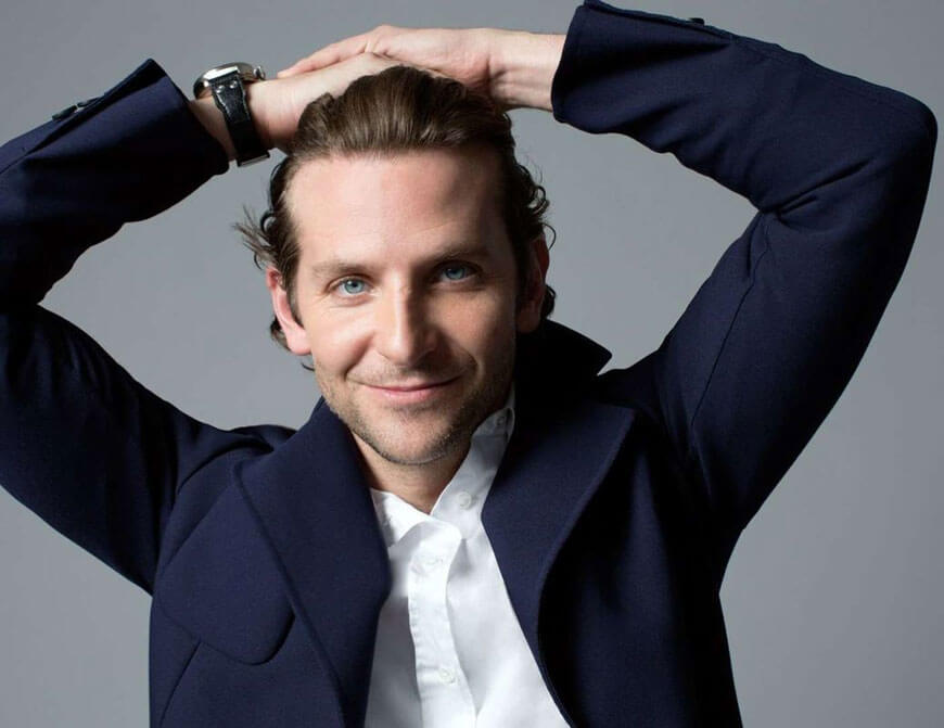 Various Bradley Cooper Hairstlyes