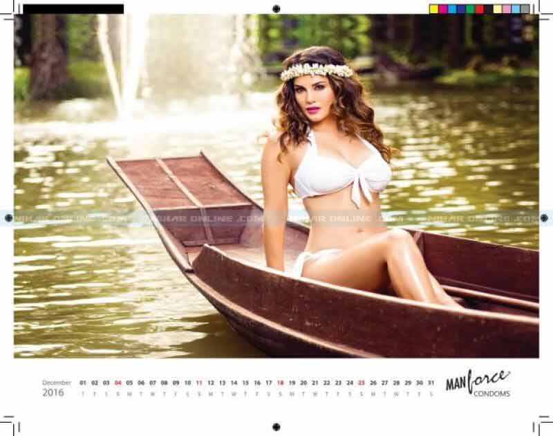 Sunny Leone Bikini pictures from manforce calender photoshoot