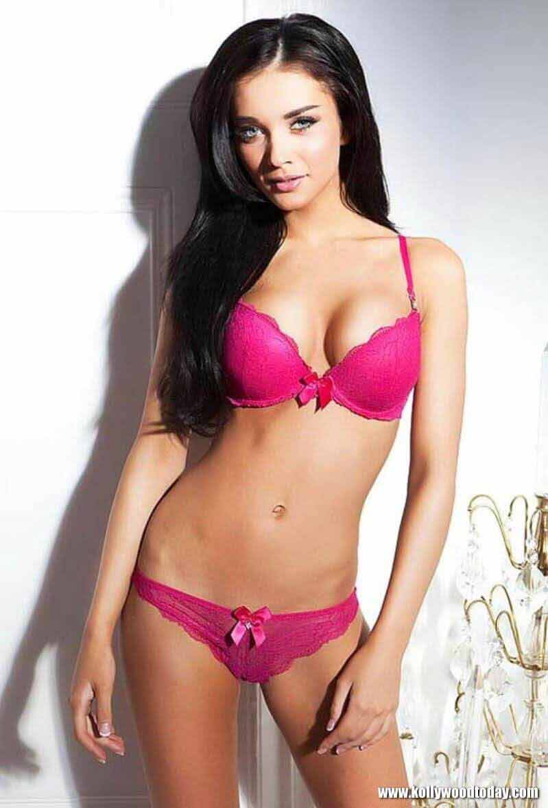 actress amy jackson bikini photos showing her hot body