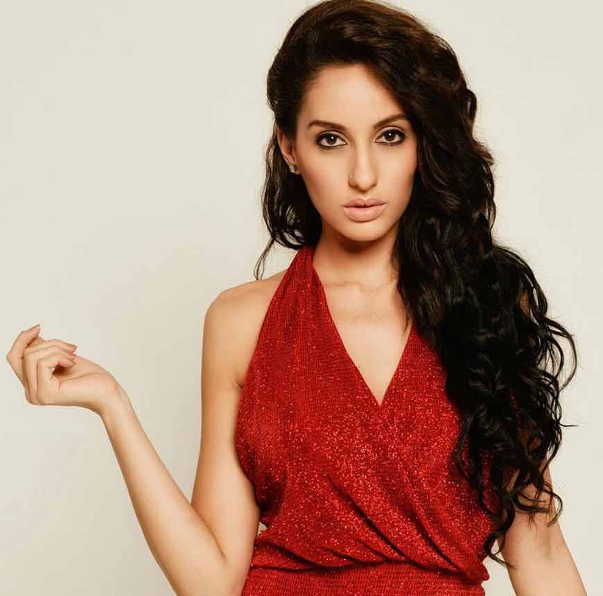 nora-fatehi-looking-hot-in-red-dress