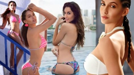nora-fatehi-bikini-pictures-showing-her-curvy-and-sexy-body