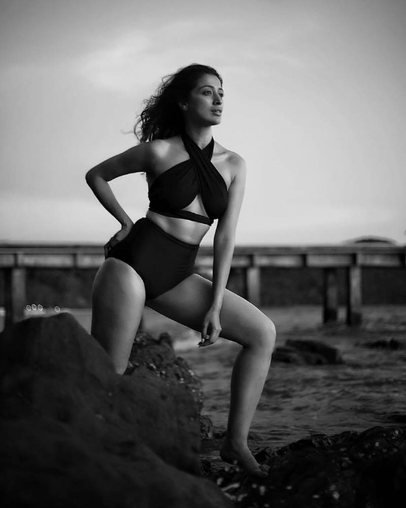 Raai-Laxmi-Instagram-photos-captured-wearing-black-bikini-swimsuit